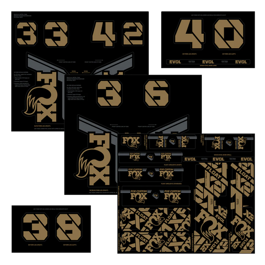 FOX FACTORY DECAL KITS
