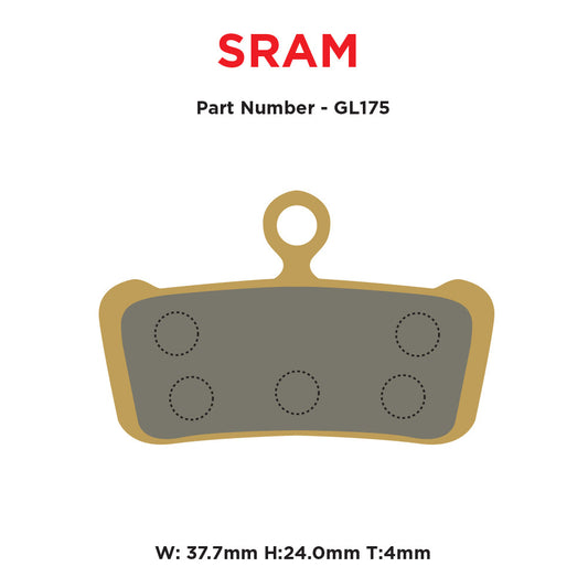 MTX Gold Label HD Brake Pads - SRAM G2/Guide ALL