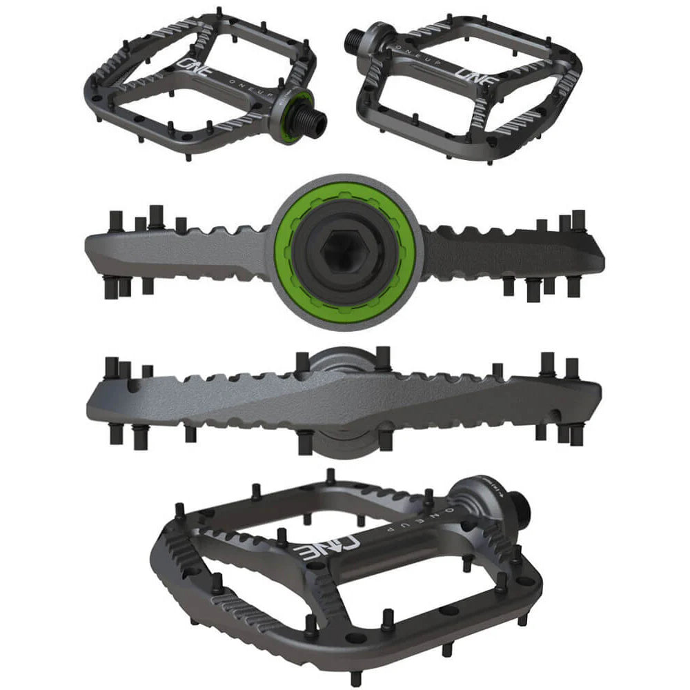 OneUp Components Aluminium Pedals - Black