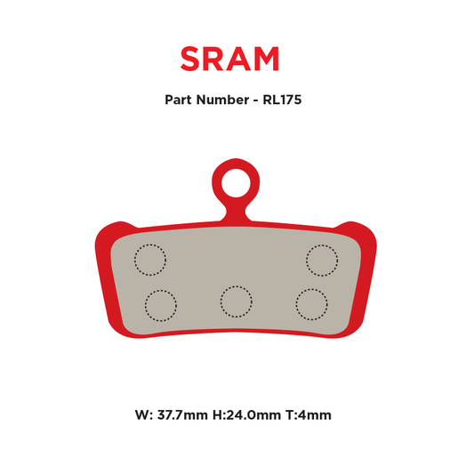 MTX Red Label RACE Brake Pads - SRAM G2/Guide ALL