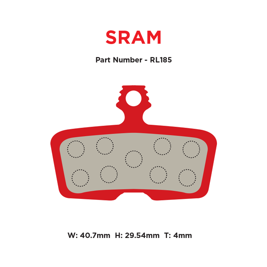 MTX Red Label RACE Brake Pads - SRAM Code 2011+