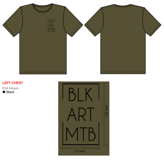 Black Art MTB - Army Tee
