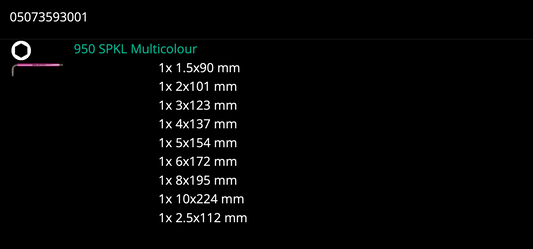 Wera 950/9 Hex-Plus Multicolour 1 L-key Set Metric BlackLaser