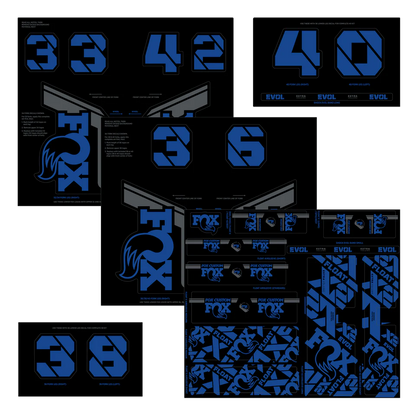 FOX FACTORY DECAL KITS