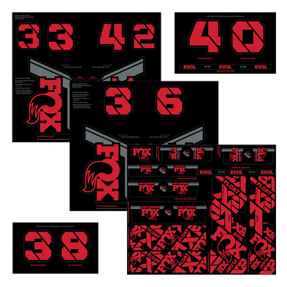 FOX FACTORY DECAL KITS